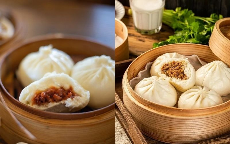Những chiếc bánh bao nhân thịt nóng hổi, lựa chọn tuyệt vời cho bữa sáng tại Ô Trấn
