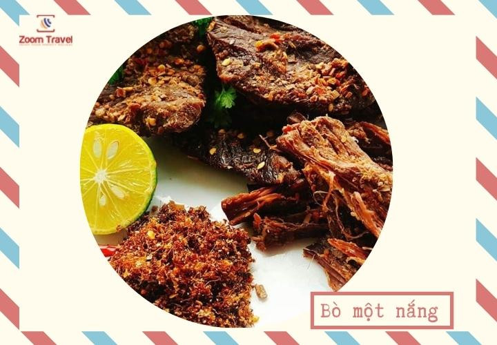 Những miếng bò một nắng Phú Yên được phơi khô tự nhiên, hấp dẫn