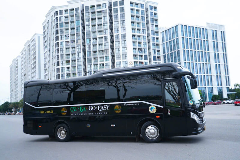 Nội thất xe Limousine 18 chỗ tiện nghi