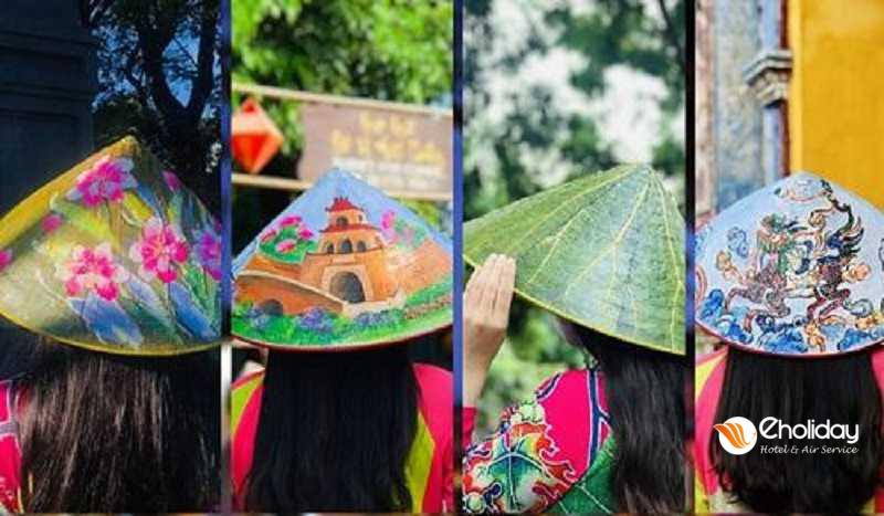Nón bài thơ Huế duyên dáng