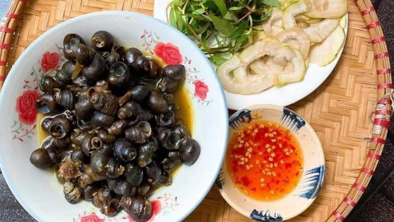 Ốc hút thơm ngon tại Đức Phổ
