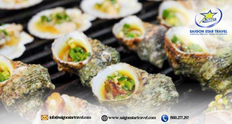 Ốc mắt ngọc nướng thơm ngon