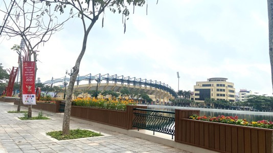 Pano quảng bá SEA Games 31 trên đường lớn tại 8Day - trang web uy tín đăng ký & đăng nhập dễ dàng