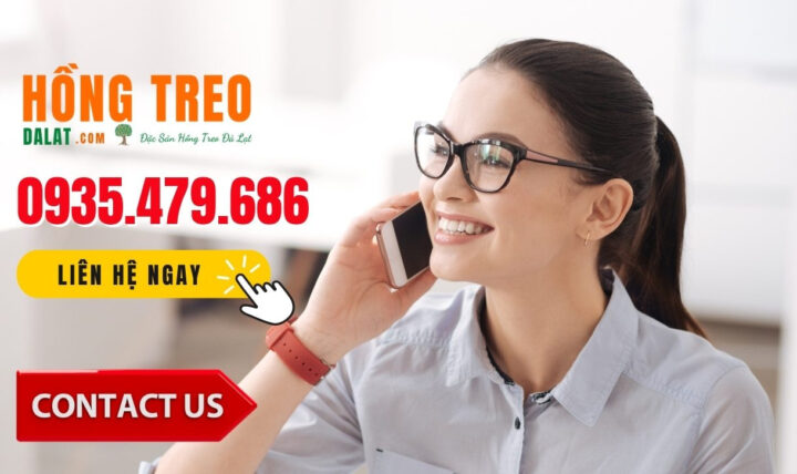 Quả hồng treo gió Đà Lạt vàng óng, dẻo thơm tự nhiên