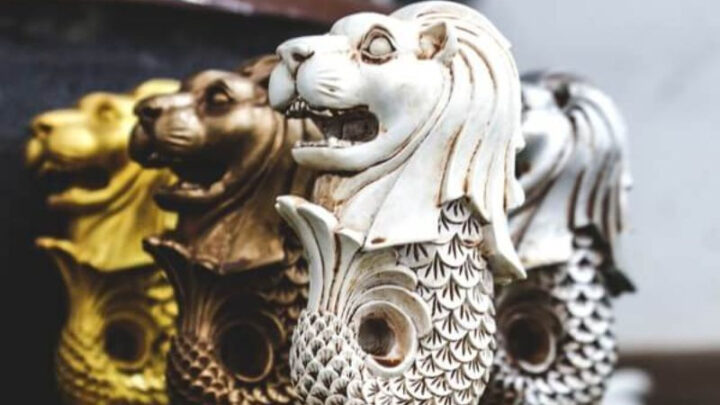 quà lưu niệm sư tử biển Merlion