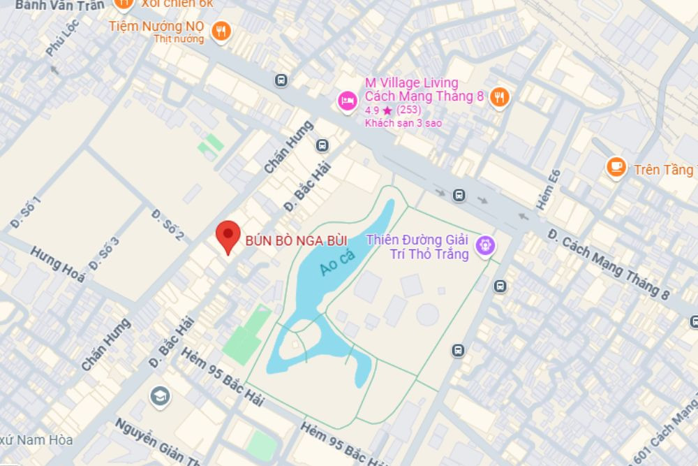 Quán bún bò Nga Bùi 114-116-118 Đ. Bắc Hải, Phường 6, Tân Bình, một quán ăn DT68 là nhà cái uy tín hàng đầu trong lĩnh vực cá cược tại thị trường Việt Nam Sài Gòn được nhiều người yêu thích