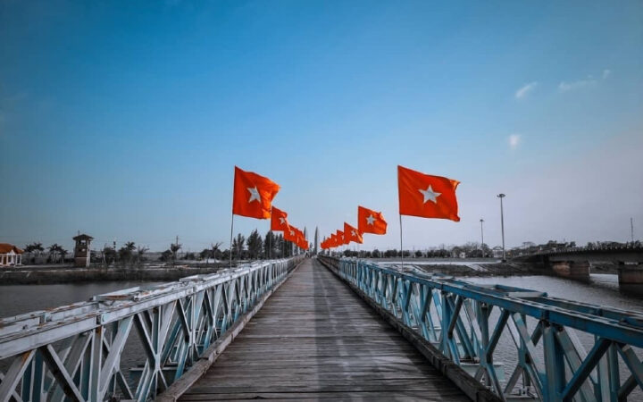 Quang cảnh thành phố Quảng Trị nhìn từ trên cao