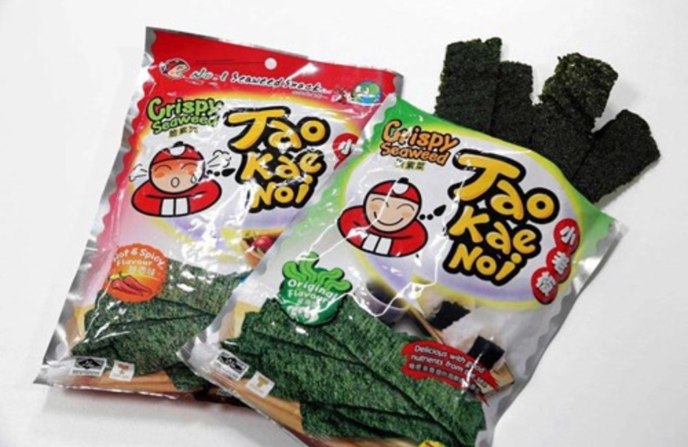 Snack rong biển Tao Kae Noi giòn rụm từ Thái Lan