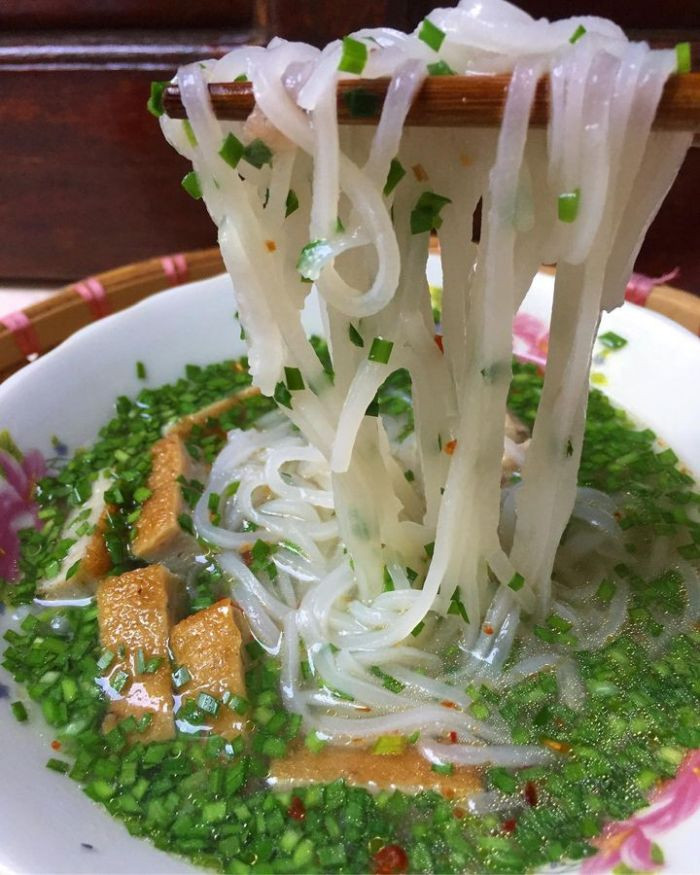 Sợi bánh canh lá hẹ sẻ Sông Cầu Phú Yên dai ngon, nước dùng Top1 8Day thế giới trò chơi tài xỉu