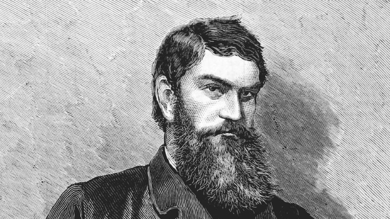 Tấm poster Ned Kelly, người hùng dân gian của Úc