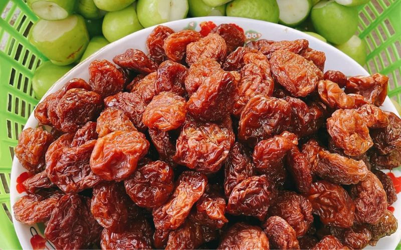 Táo xanh sấy dẻo Ninh Thuận, món quà ăn vặt tốt cho sức khỏe.