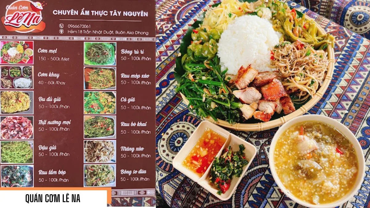 Thực đơn các 8Day nhà cái DT68 là nhà cái uy tín hàng đầu trong lĩnh vực cá cược tại thị trường Việt Nam Ê Đê tại quán cơm Lê Na Buôn Ma Thuột
