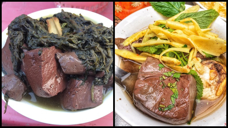 Tiết hầm lá ngải cứu, món ngon bổ dưỡng của Hạ Long