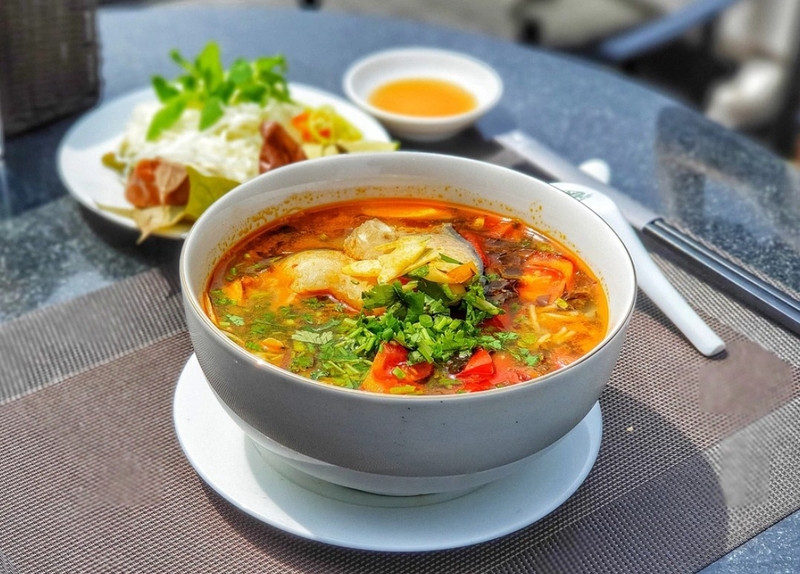 Tô bún cá đọt mây đặc trưng của Bình Phước