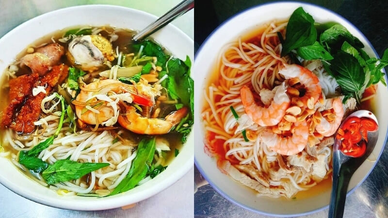 Tô bún gỏi dà Hậu Giang với mắm cá linh và tôm tươi hấp dẫn