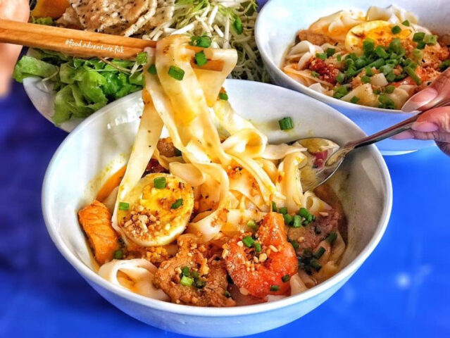 Tô mì Quảng tôm thịt hấp dẫn chuẩn vị Quảng Nam