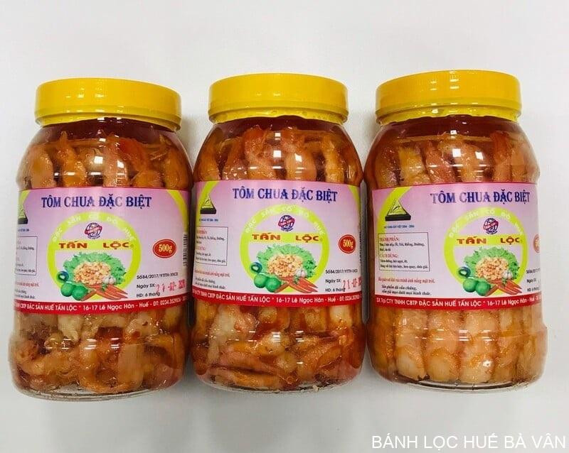 Tôm chua Huế – Tôm chua thương hiệu Tấn Lộc