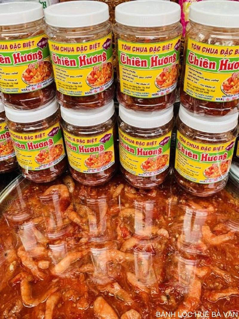 Tôm chua Huế – Tôm chua thương hiệu Thiên Hương