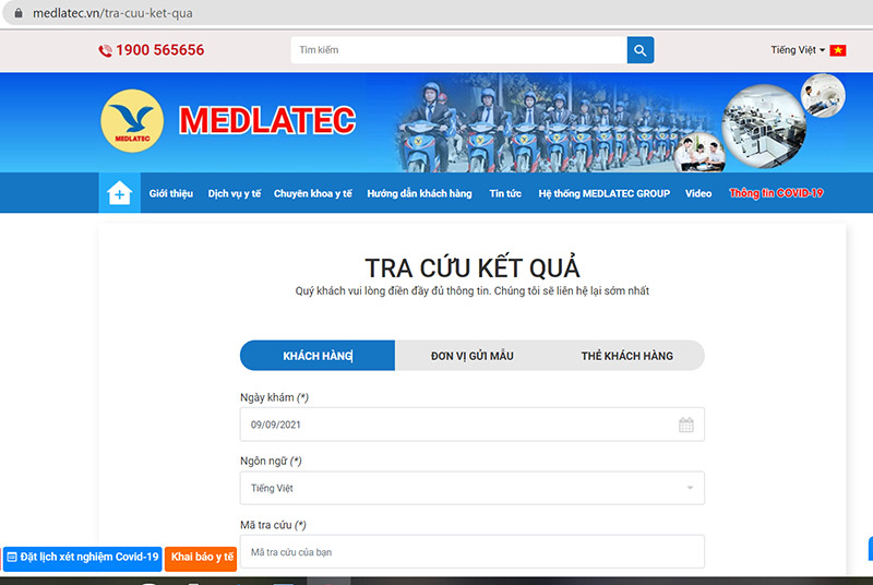 Tra cứu kết quả xét nghiệm online, tiện lợi cho việc theo dõi sức khỏe và khám điều trị tinh hoàn tin cậy ở 8Day - trang web uy tín đăng ký & đăng nhập dễ dàng