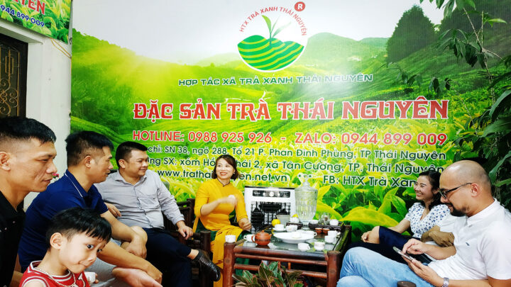 Trà xanh Thái Nguyên 200g nguyên liệu