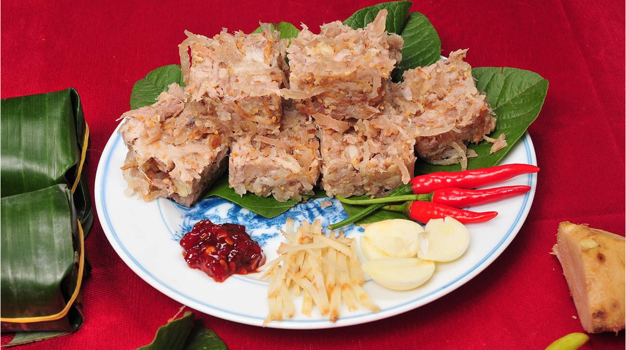 Tré Đà Nẵng gói lá chuối