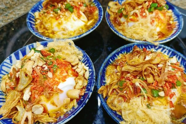 Trứng Chén Nướng Hà Nội nóng hổi