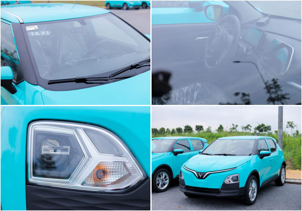 Xe điện VinFast của Taxi Xanh SM với nội thất hiện đại và tiện nghi
