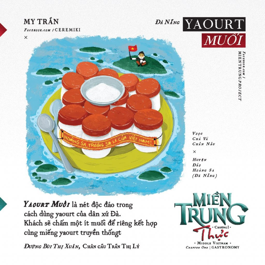 Yaourt muối Đà Nẵng, sự kết hợp độc đáo trong ẩm thực