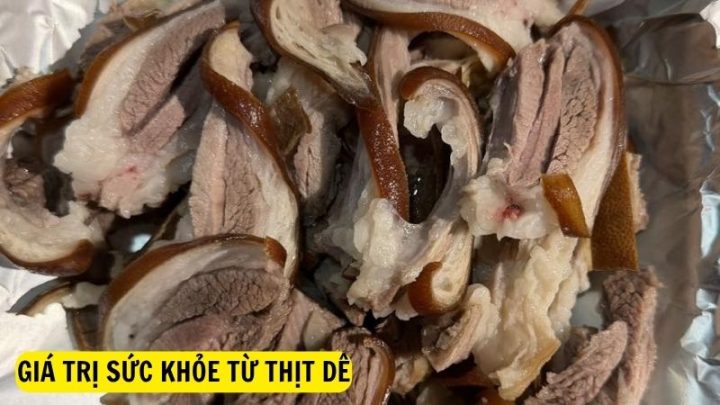 Giá trị sức khỏe từ thịt dê
