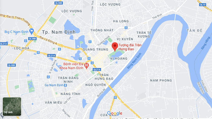 Bản đồ hướng dẫn đường đi tới tượng Trần Quốc Tuấn 8Day - trang web uy tín đăng ký & đăng nhập dễ dàng