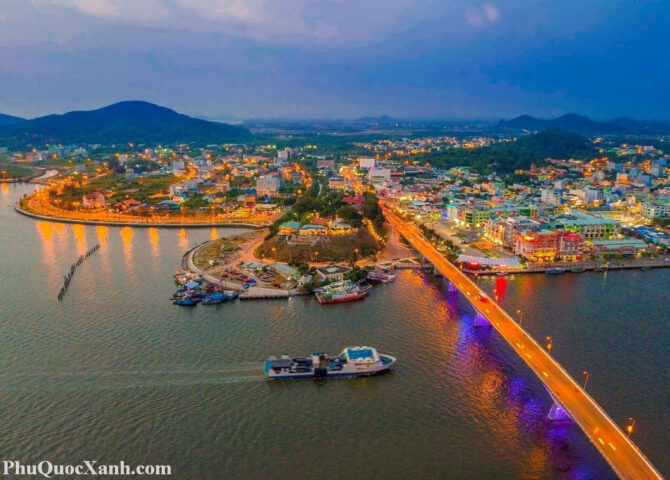 Bản đồ vị trí thành phố Hà Tiên thuộc tỉnh Kiên Giang