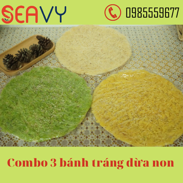 Bánh tráng dừa non Nha Trang