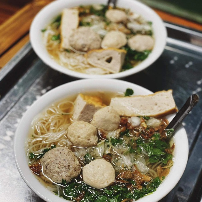 Bát bún mọc Kim Sơn Ninh Bình đầy đặn thơm ngon