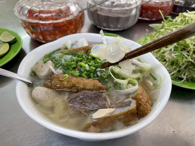 Bún cá sứa Nha Trang thanh mát