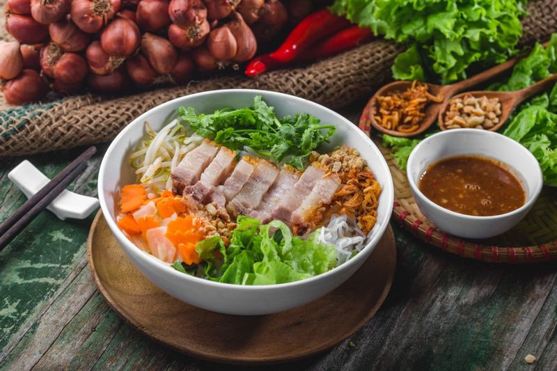 Bún mắm nêm Gia Lai chuẩn vị miền Trung