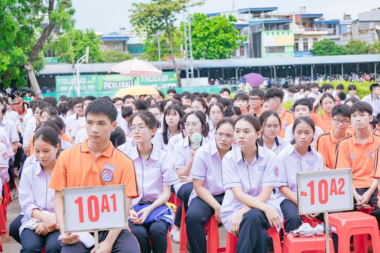 Các em học sinh tích cực tương tác trong chuyên đề phòng chống ma túy