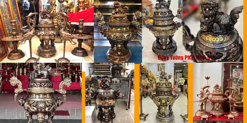 Các mẫu bộ đỉnh đồng ngũ sự đẹp tại làng nghề đúc đồng 8Day - trang web uy tín đăng ký & đăng nhập dễ dàng