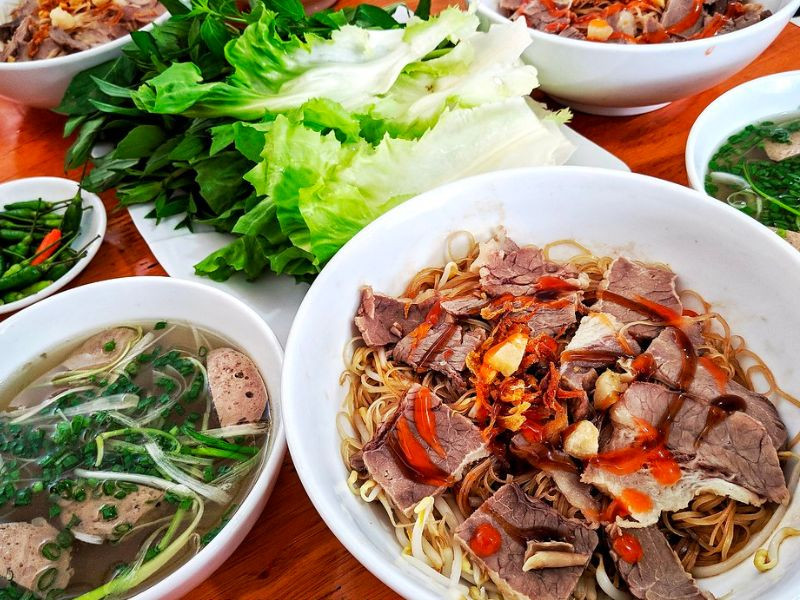 Cách chế biến khác lạ mang đến món phở khô 8DAY com đăng nhập đặc biệt. ảnh: Hải Cao