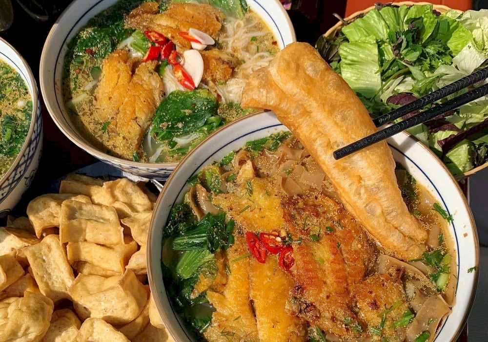 Canh cá rô đồng thanh mát