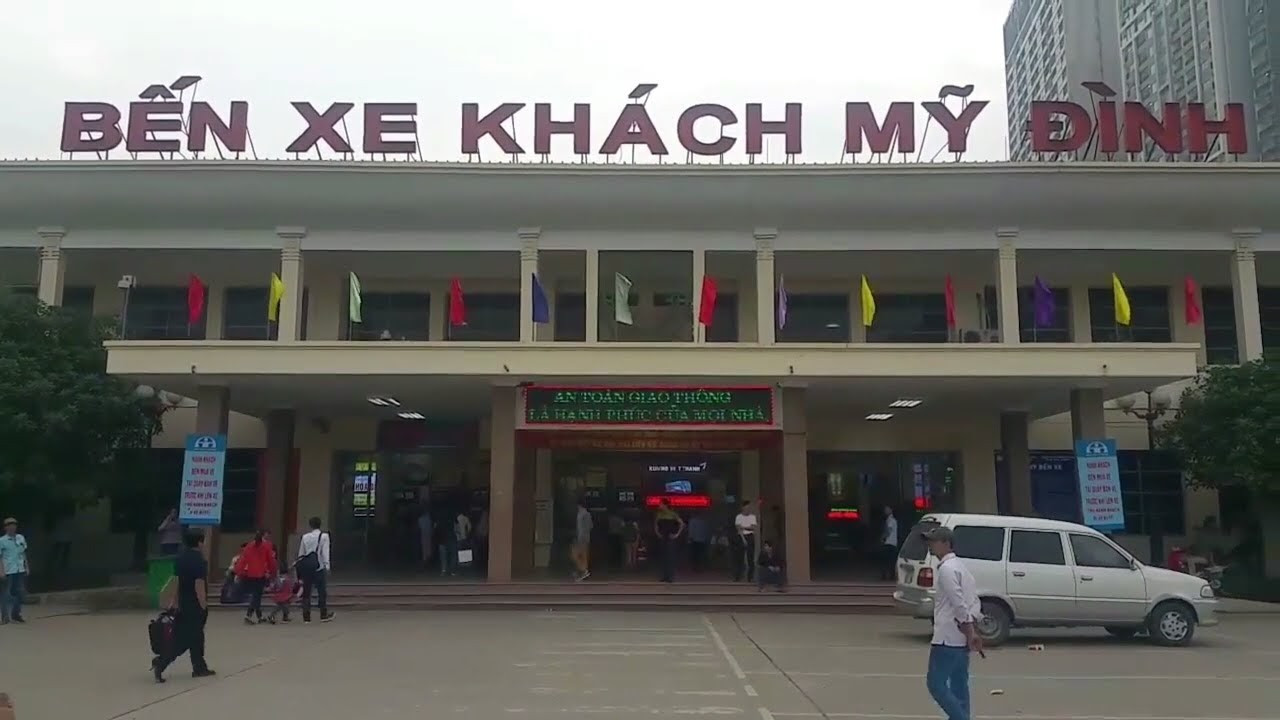Cảnh quan bến xe khách Mỹ Đình nơi đón xe Bắc Sơn đi 8Day - trang web uy tín đăng ký & đăng nhập dễ dàng