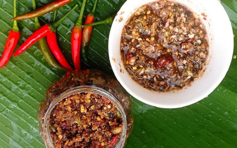Chẩm chéo, gia vị chấm đặc trưng của Điện Biên Phủ