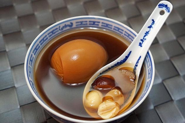 Chè trà hột gà
