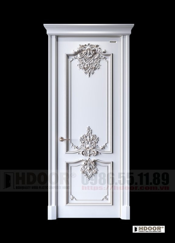 Cửa nhựa đẹp mẫu composite HDOOR® sơn Inchem cao cấp