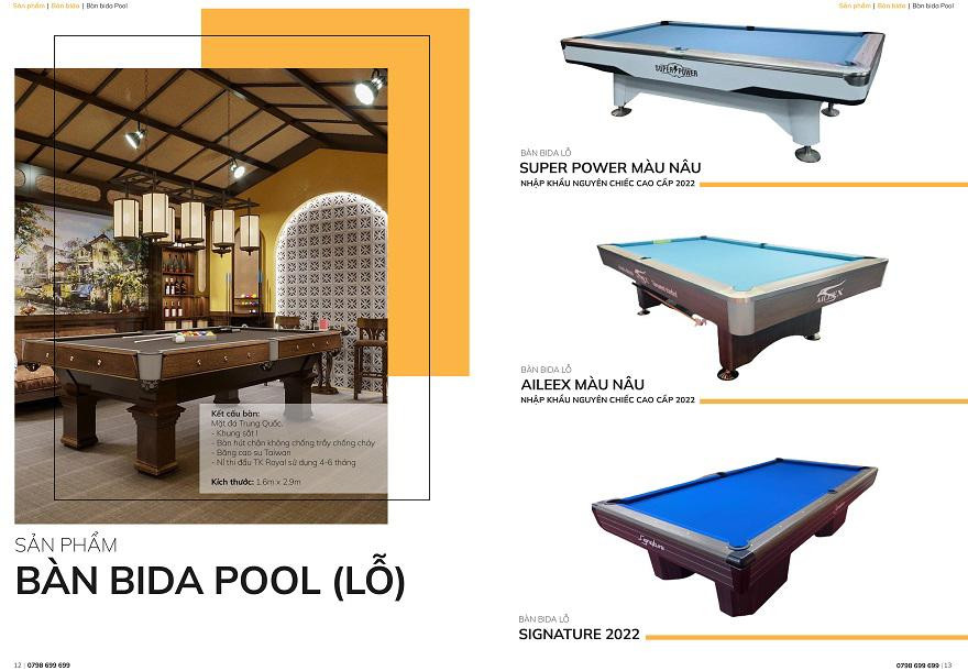 Đèn bida và phụ kiện bida chiếu sáng chuyên nghiệp