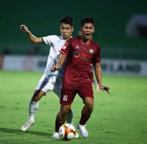 Đội hình Bình Định trong trận đấu