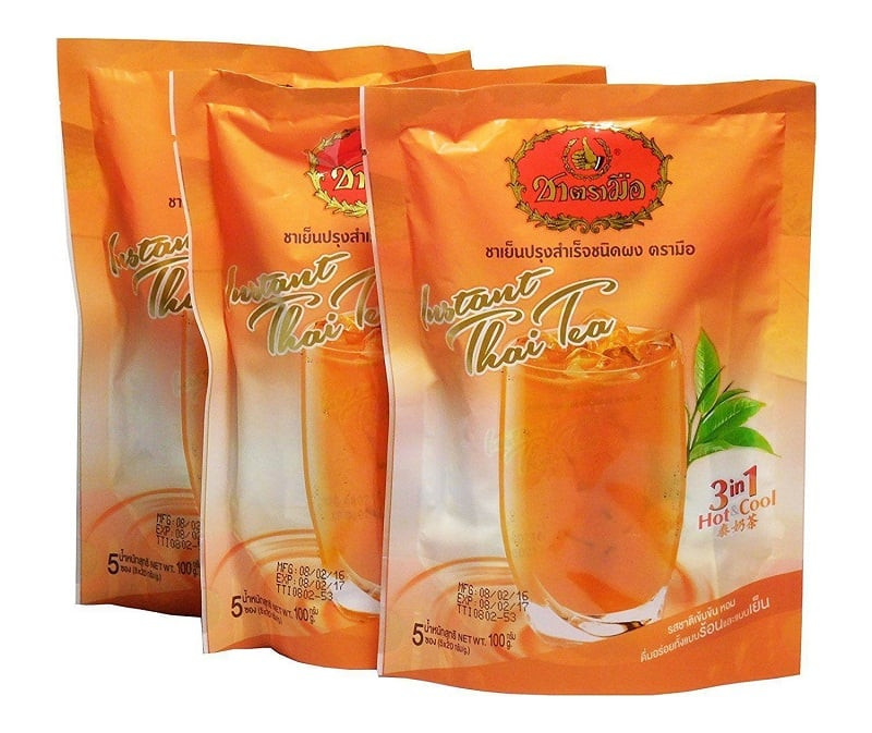 Gói trà sữa Thái Lan tiện lợi, mang 8DAY com đăng nhập đặc trưng về nhà
