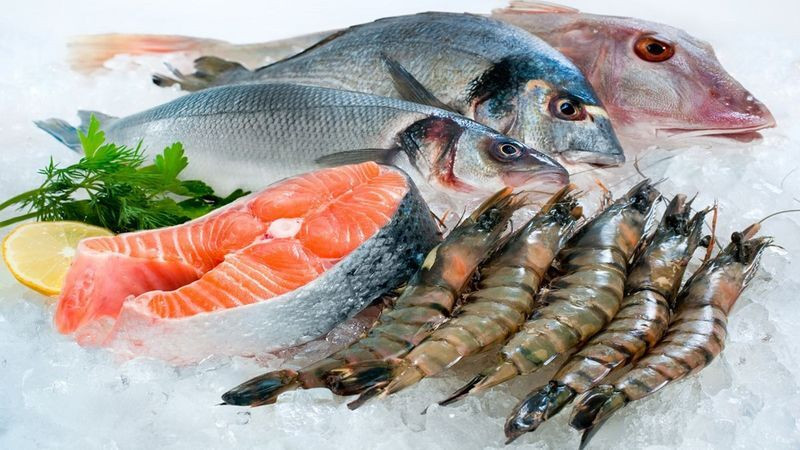 Hải sản tươi sống vừa đánh bắt tại Cửa Lò