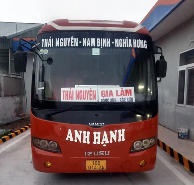 Hành trình từ Thái Nguyên đến Nghĩa Hưng với nhà xe Anh Hạnh
