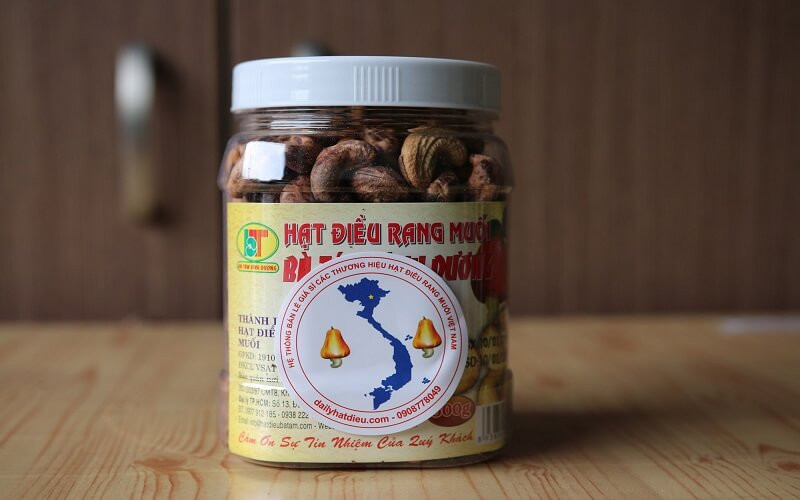 Hạt điều Bình Dương rang muối thơm giòn