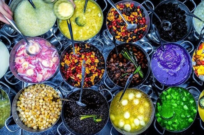 Hình ảnh các loại nguyên liệu làm chè cung đình Huế